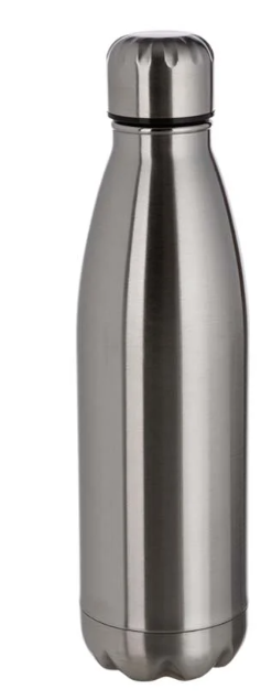 Garrafa Térmica de Inox Parede Dupla Prata 500ml