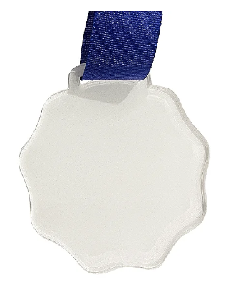 MEDALHA ACRILICO RETROVERSO