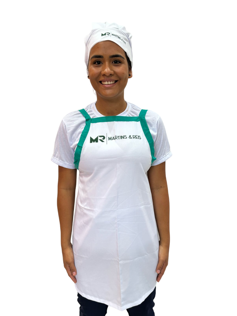 AVENTAL LISO GARÇON UNIFORME PROFISSIONAL UNISSEX