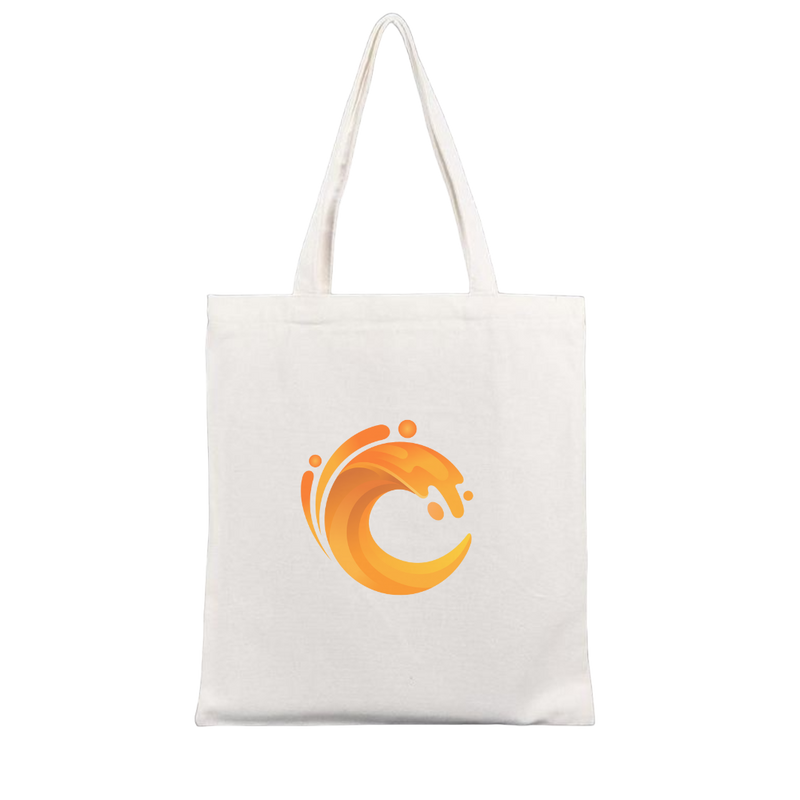 Ecobag Algodão cru com gravação em serigrafia (Duas cores)